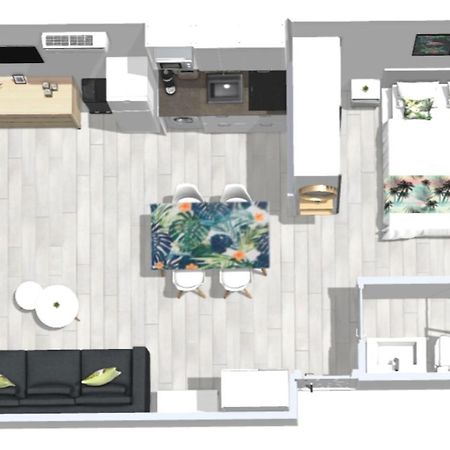 Roses Apartments Tropical Loft Vista Mar Lateral Екстер'єр фото